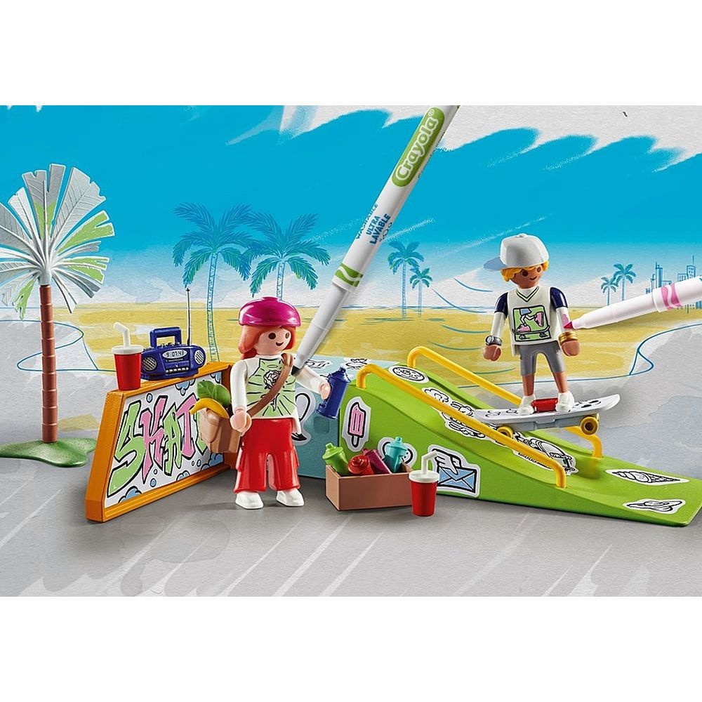 Playmobil Color skate parc - 1 | YEO