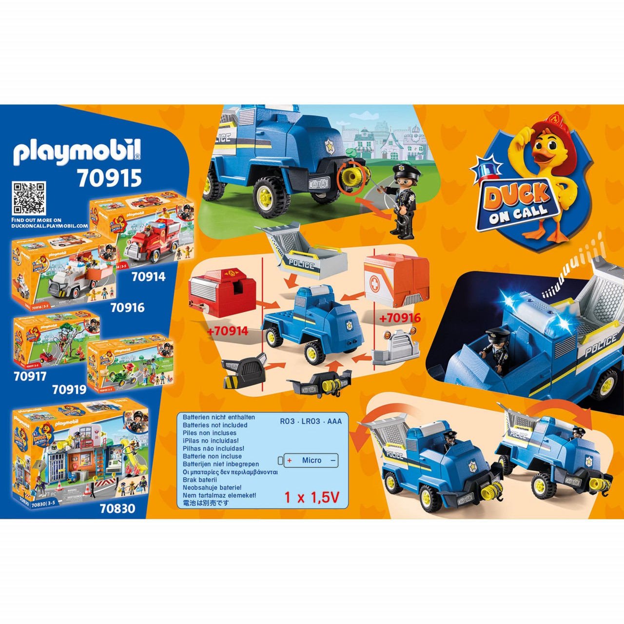 Playmobil - D.O.C - Masina De Politie - 2 | YEO