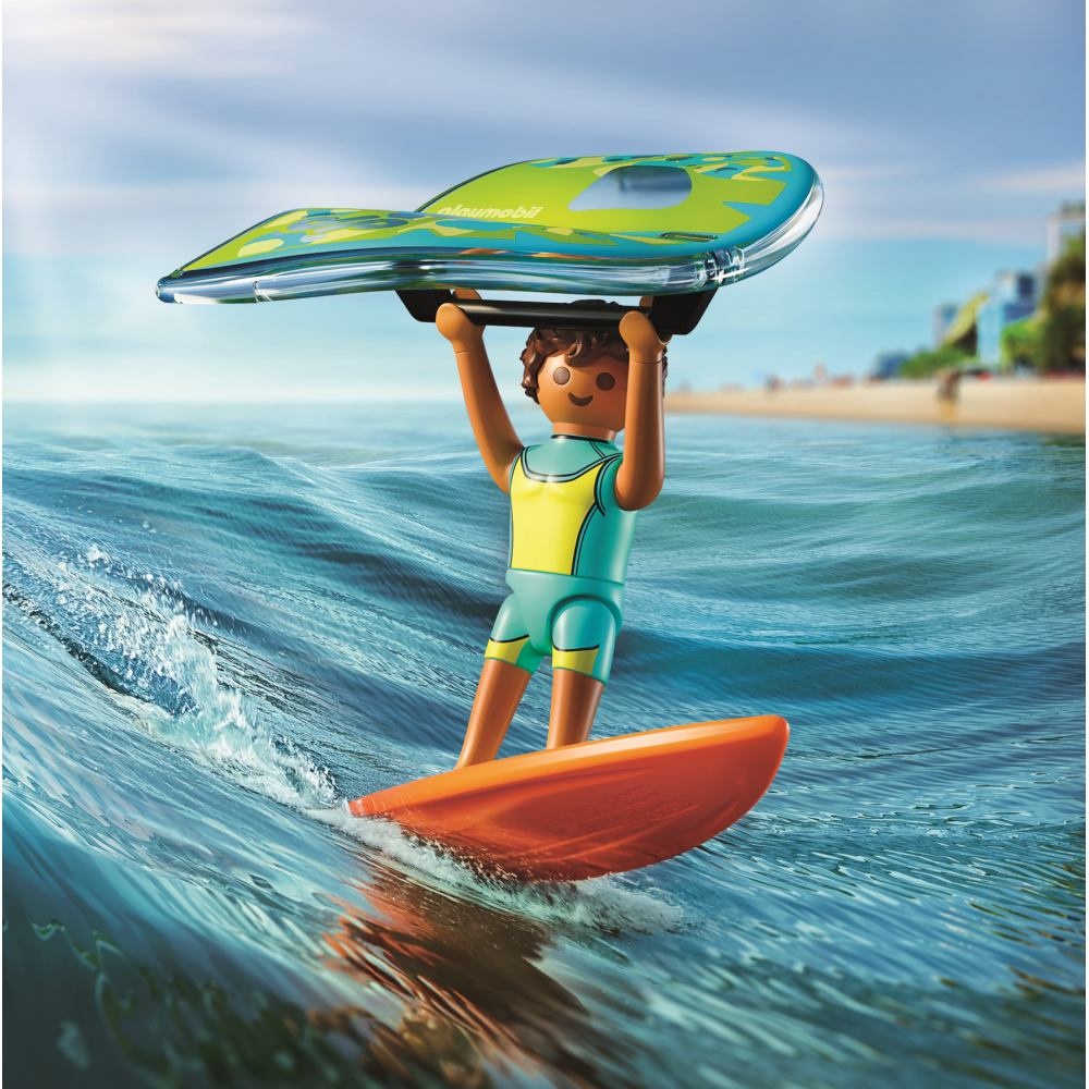 Playmobil - Jucarie de rol Surfing cu zmeu - 3 | YEO