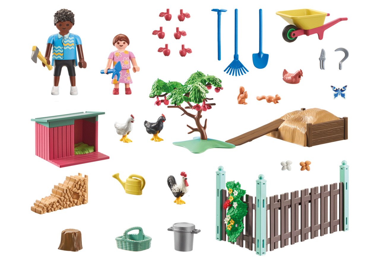 Playmobil-MICA FERMA DE PUI DIN GRADINA CASUTEI - 1 | YEO