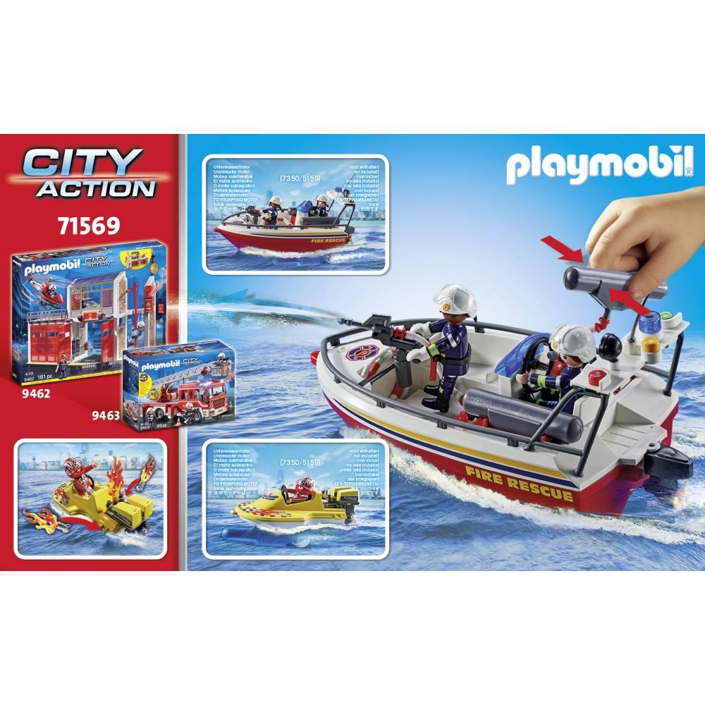 Playmobil - Misiunea pompierilor pe apa - 2 | YEO