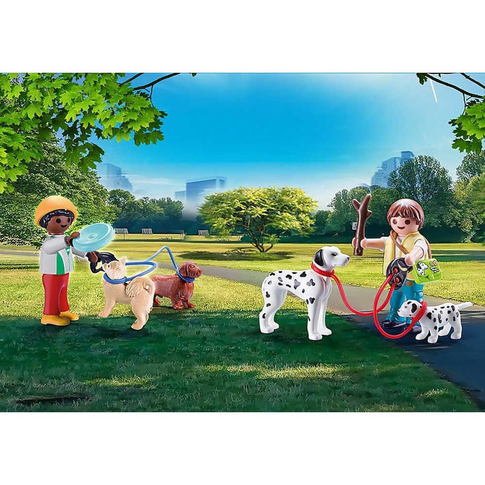 Playmobil - Set Portabil Copii Cu Catelusi - 1 | YEO