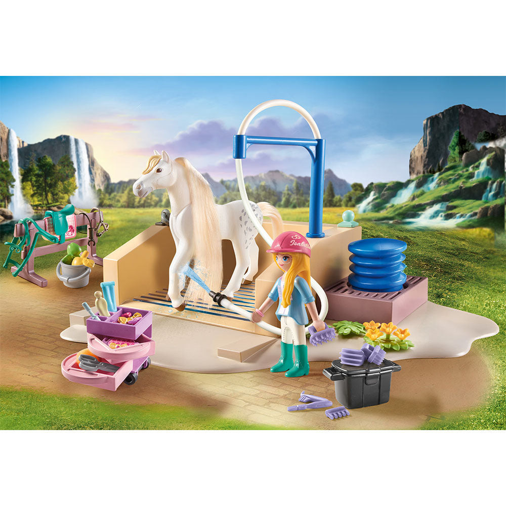 Playmobil - Spalatorie Cu Isabella Si Calutul Lioness - 2 | YEO