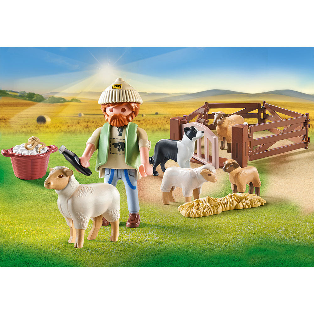 Playmobil - Tanarul Pastor Cu Turma De Oi - 2 | YEO