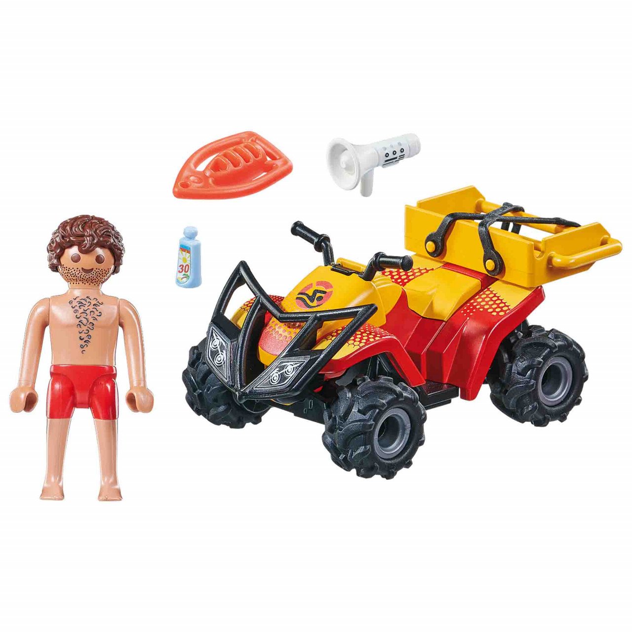 Playmobil - Vehicul Pullback De Salvare Pe Plaja - 2 | YEO