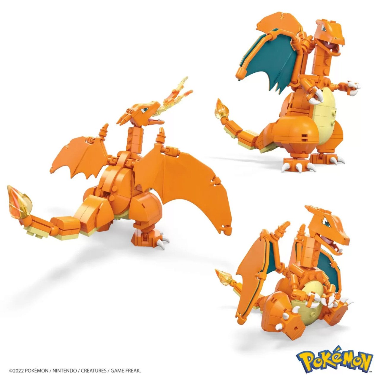 Pokemon Mega Construx Charizard Dracaufeu Glurak - 3 | YEO