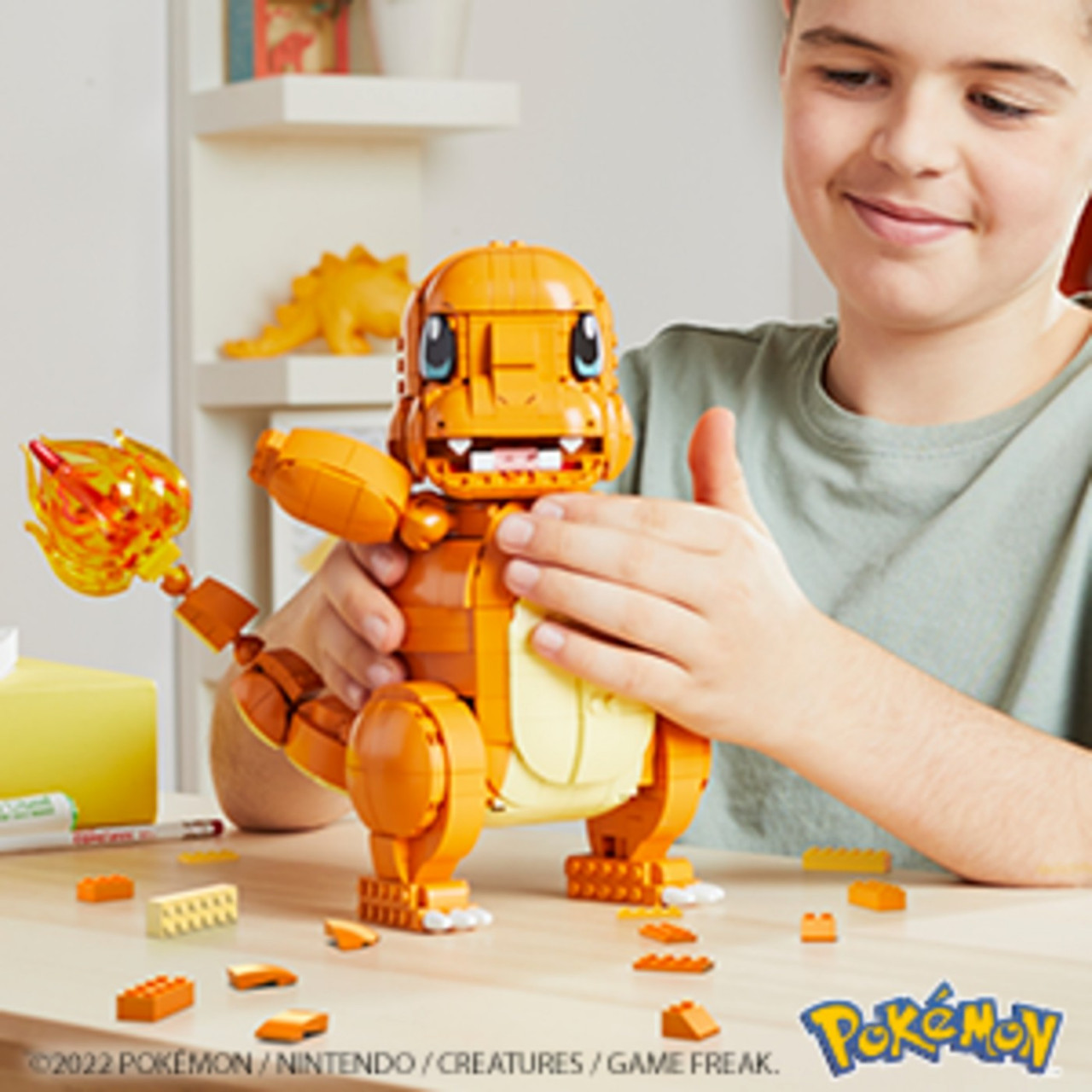 Pokemon Mega Construx Jumbo Charmander Salameche - 2 | YEO