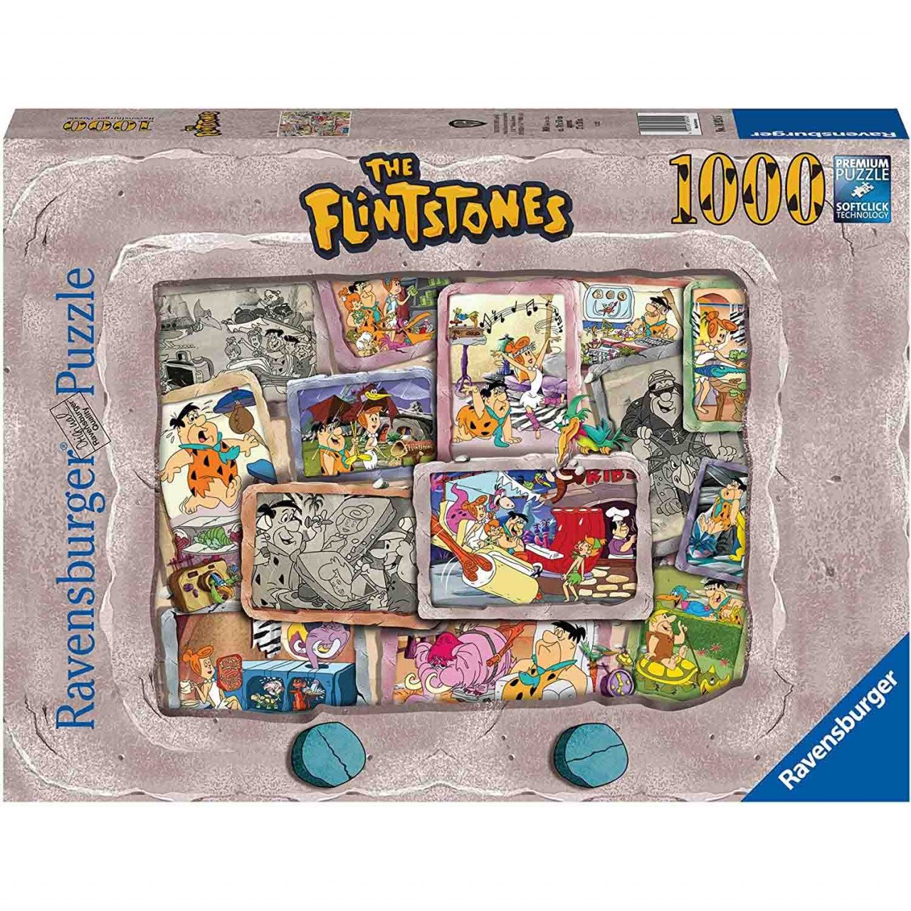 Puzzle Familia Flinstones, 1000 Piese