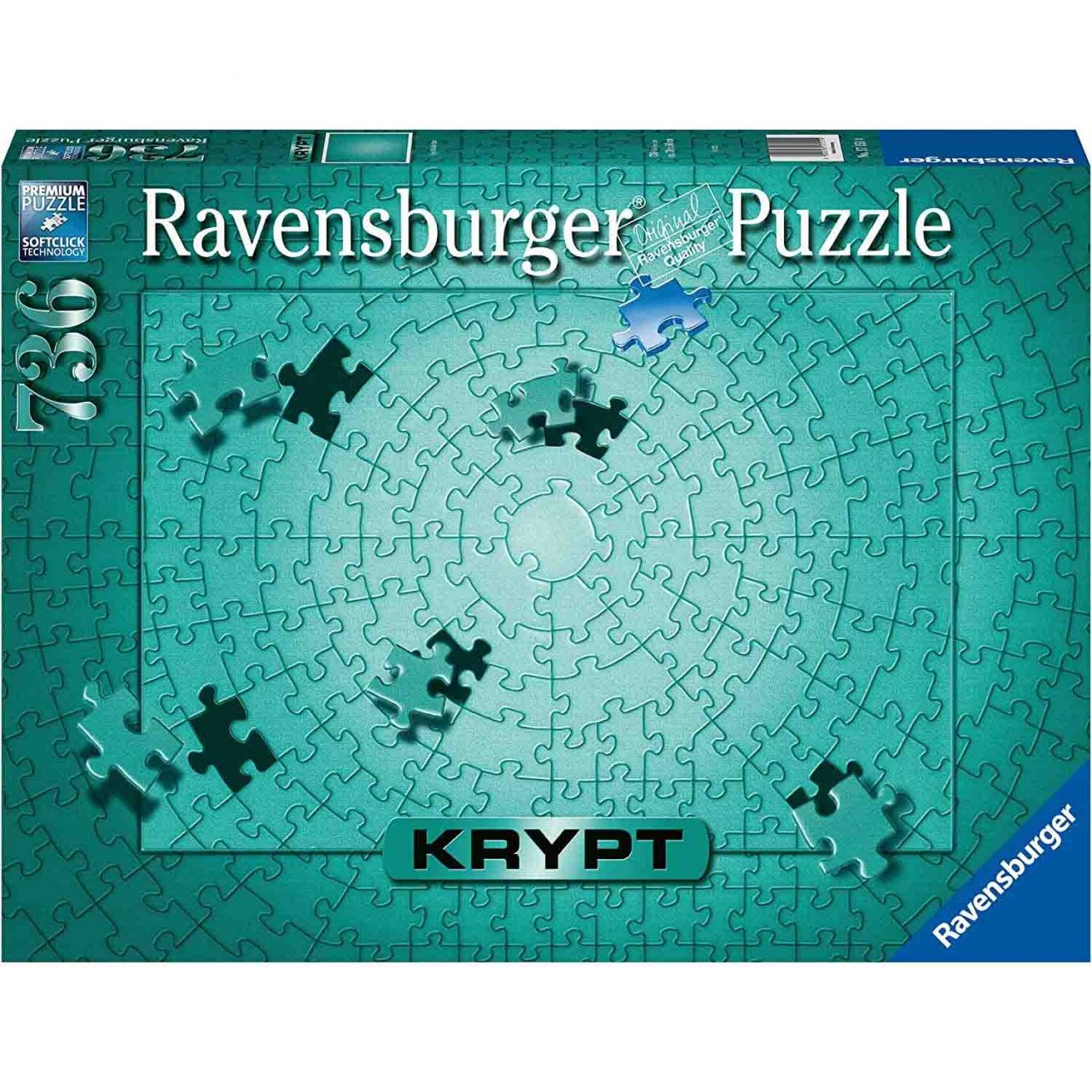 Puzzle Krypt Metalic, 736 Piese