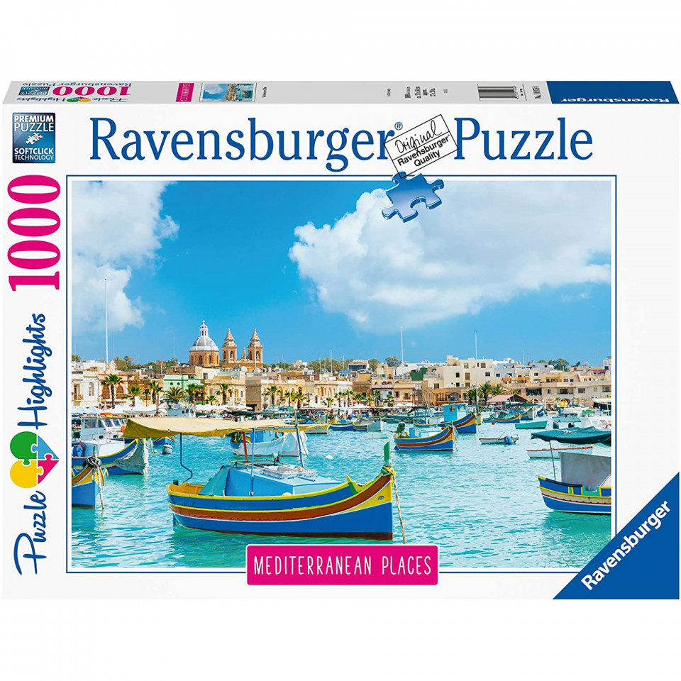 Puzzle Malta Mediteraneana, 1000 Piese