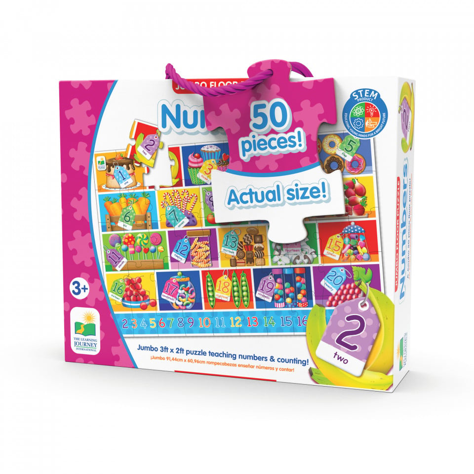 Puzzle Mare De Podea - Numere - Eng - 1 | YEO