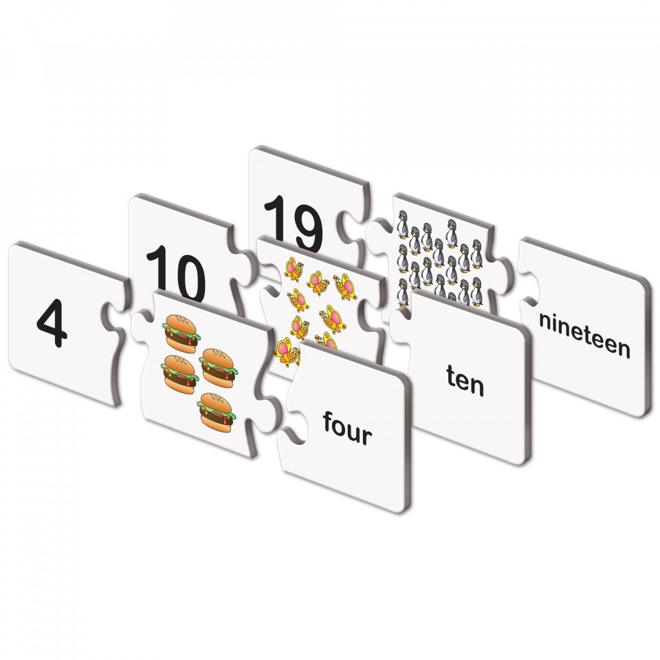 Puzzle Potriveste Numerele - Eng - 5 | YEO