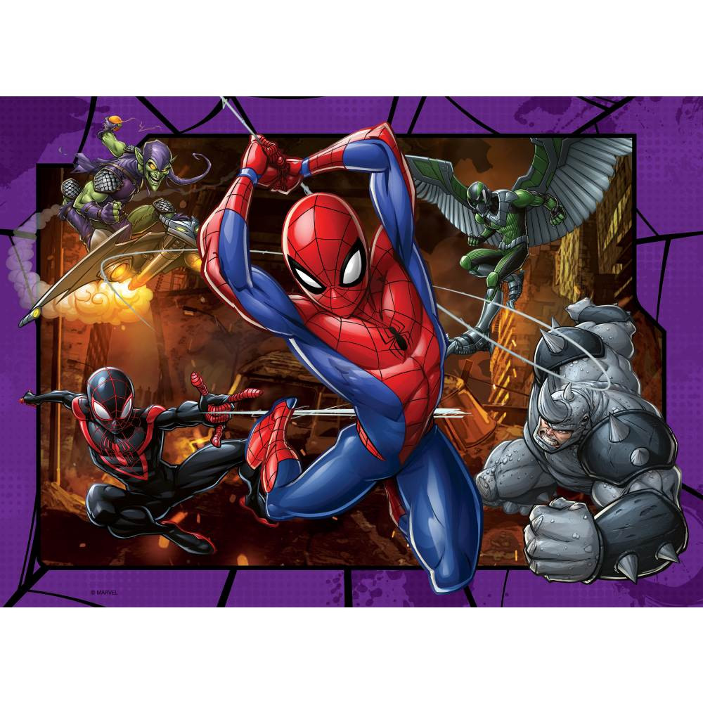 Puzzle Spiderman 4x100 piese - 1 | YEO