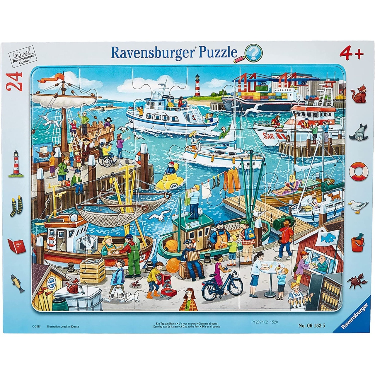 Puzzle tip rama o zi in port 24 piese
