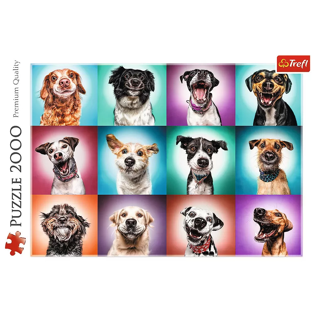 Puzzle Trefl 2000 Catelusii Amuzanti - 2 | YEO