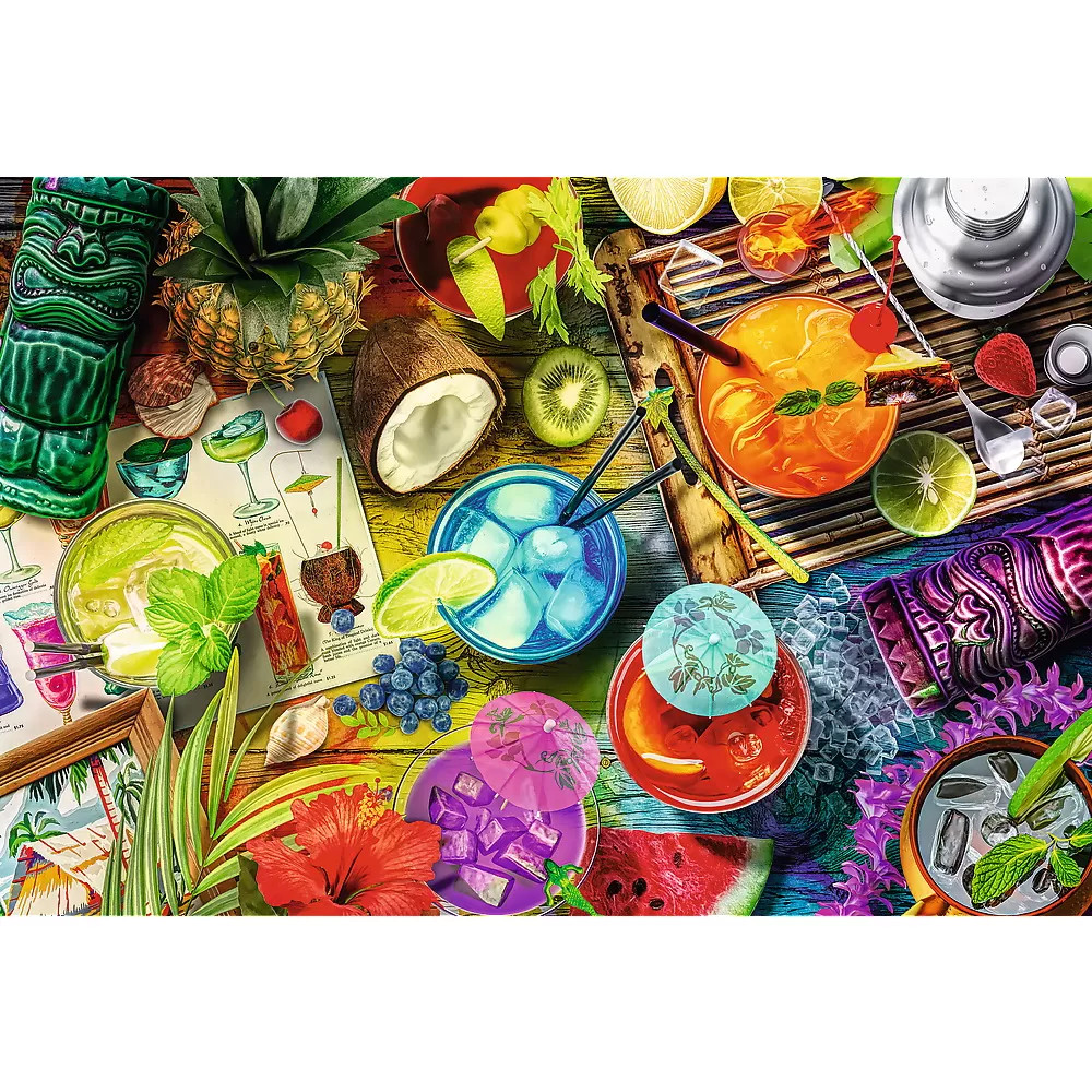 Puzzle Trefl Din Lemn 500+1 Piese Cocktailurile Colorate - 1 | YEO