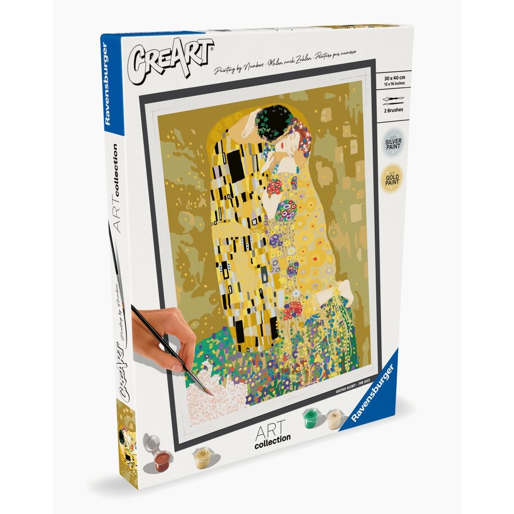 Ravensburger - Pictura pe numere Klimt sarutul