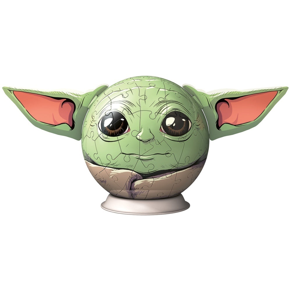 Ravensburger - Puzzle 3D Star Wars The Mandalorian figurina Grogu cu urechi 72 piese - 2 | YEO
