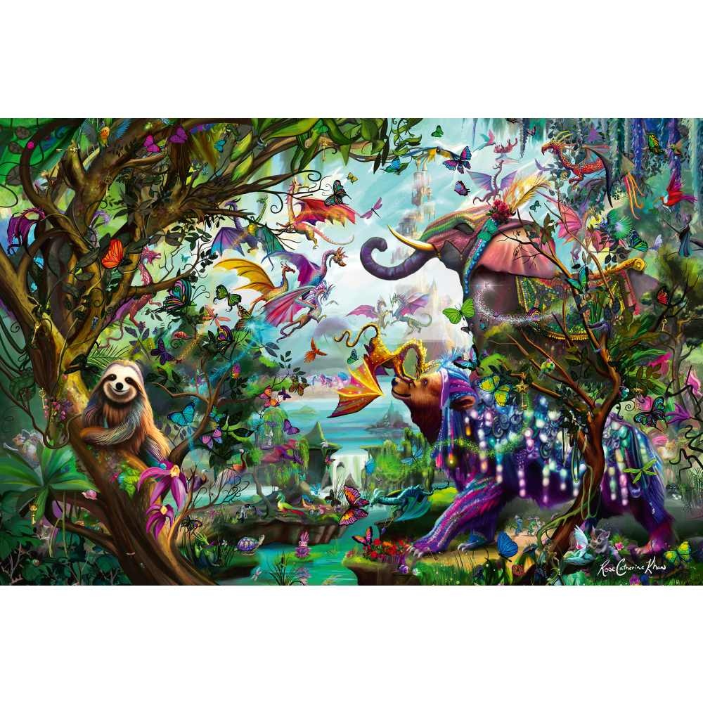 Ravensburger - Puzzle animale tropicale 4000 piese - 1 | YEO