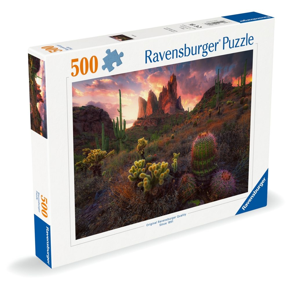 Ravensburger - Puzzle cactusi 500 piese - 1 | YEO