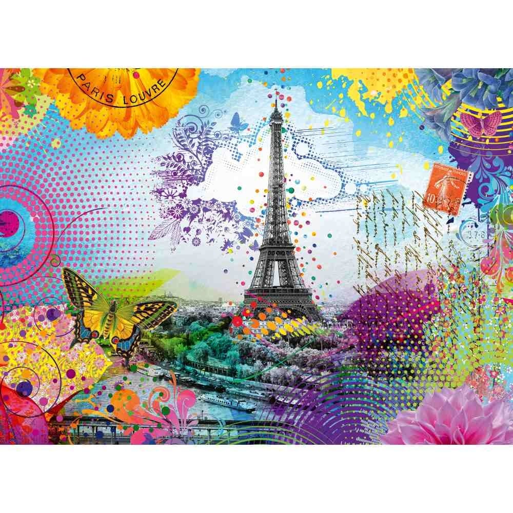 Ravensburger - Puzzle carte postala din Paris 500 piese - 1 | YEO