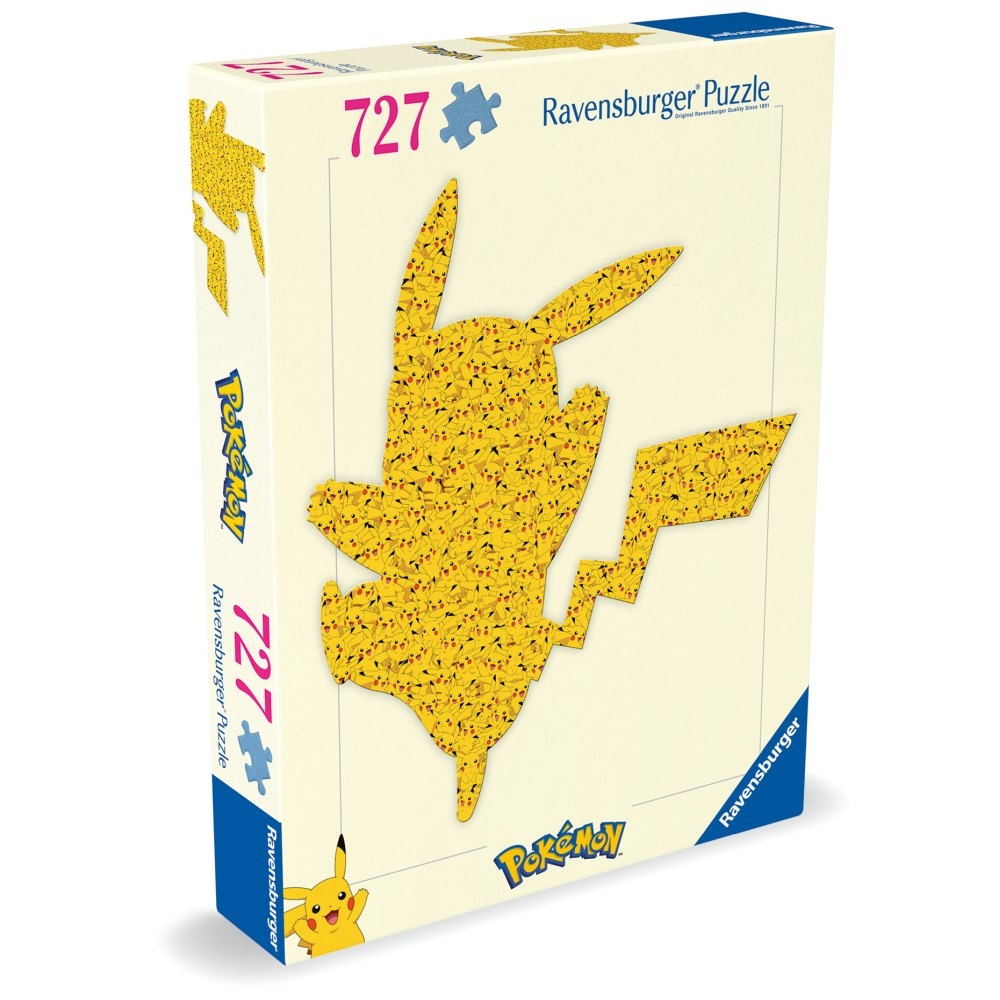 Ravensburger - Puzzle contur Pikachu 727 piese - 2 | YEO