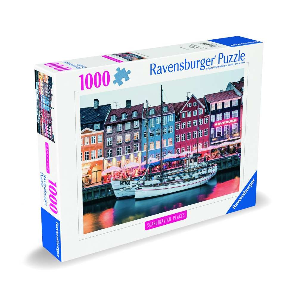 Ravensburger - Puzzle Copenhaga Danemarca 1000 piese design nou