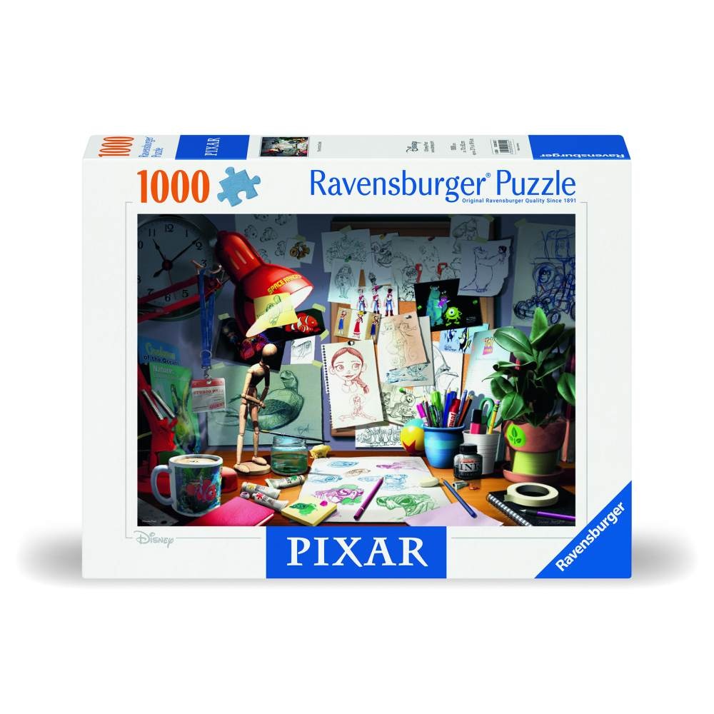 Ravensburger - Puzzle Disney biroul artistului 1000 piese design nou