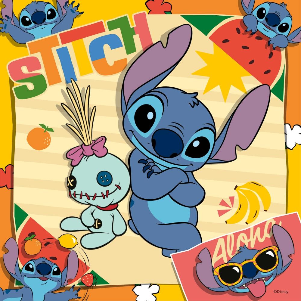 Ravensburger - Puzzle Disney Stitch 3x49 piese - 3 | YEO
