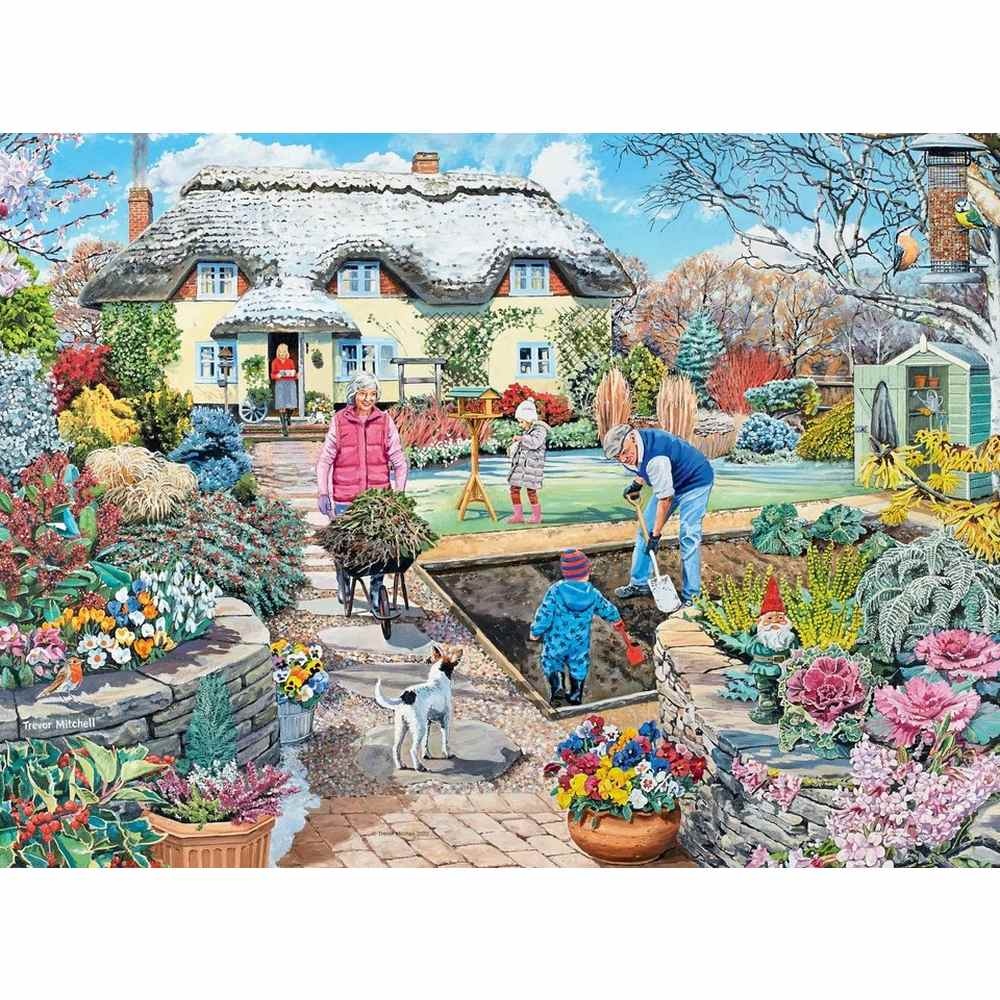 Ravensburger - Puzzle gradina bunicului 500 piese design nou - 1 | YEO