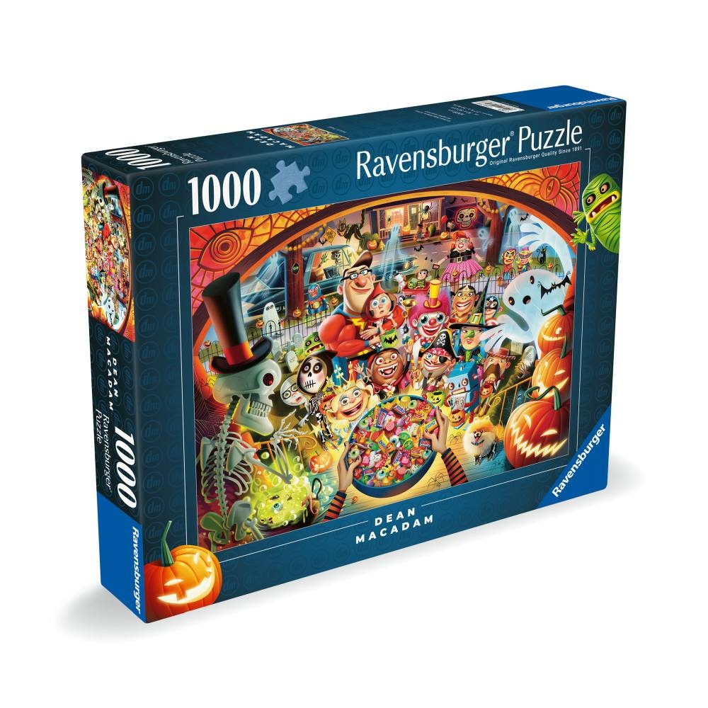Ravensburger - Puzzle Halloween trick or treat 1000 piese - 1 | YEO