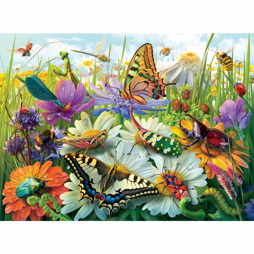 Ravensburger - Puzzle lumea minunata a insectelor 100 piese XXL - 2 | YEO