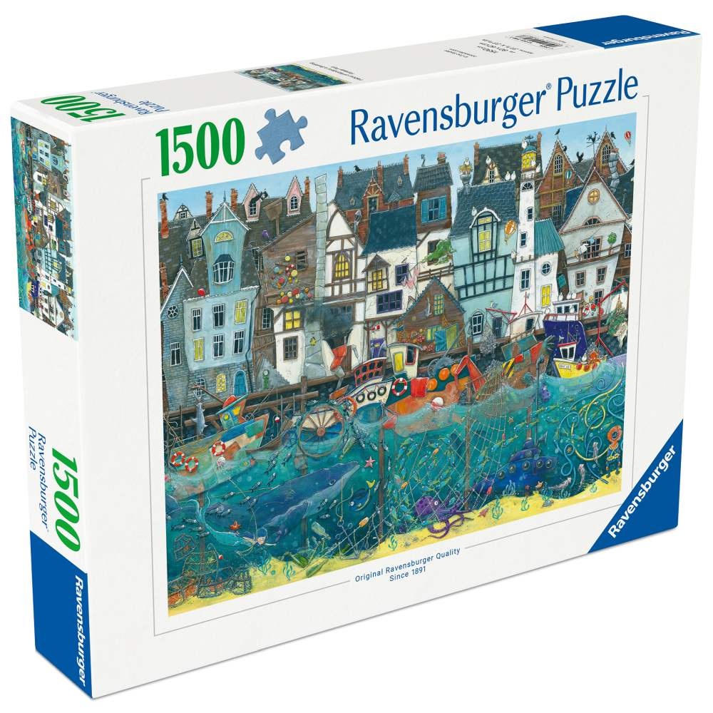 Ravensburger - Puzzle port cu mare agitata 1500 piese - 1 | YEO