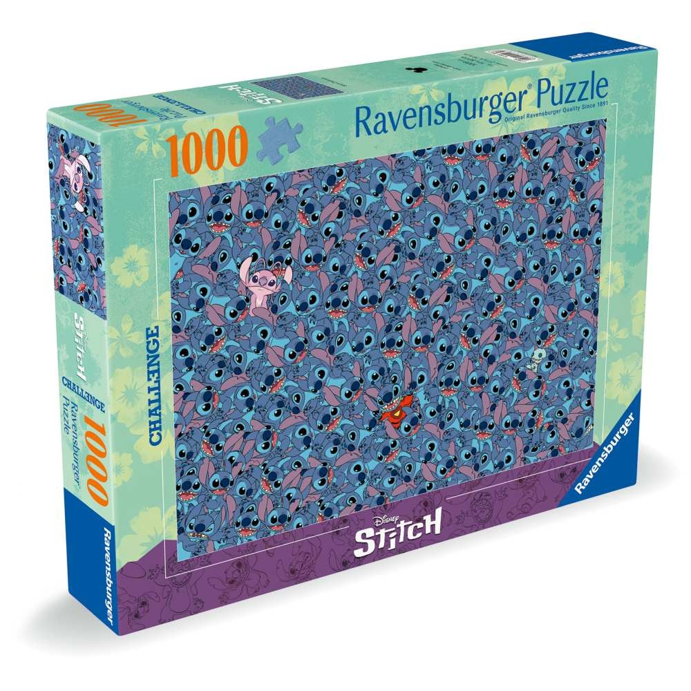 Ravensburger - Puzzle provocare Disney Stitch 1000 piese - 1 | YEO