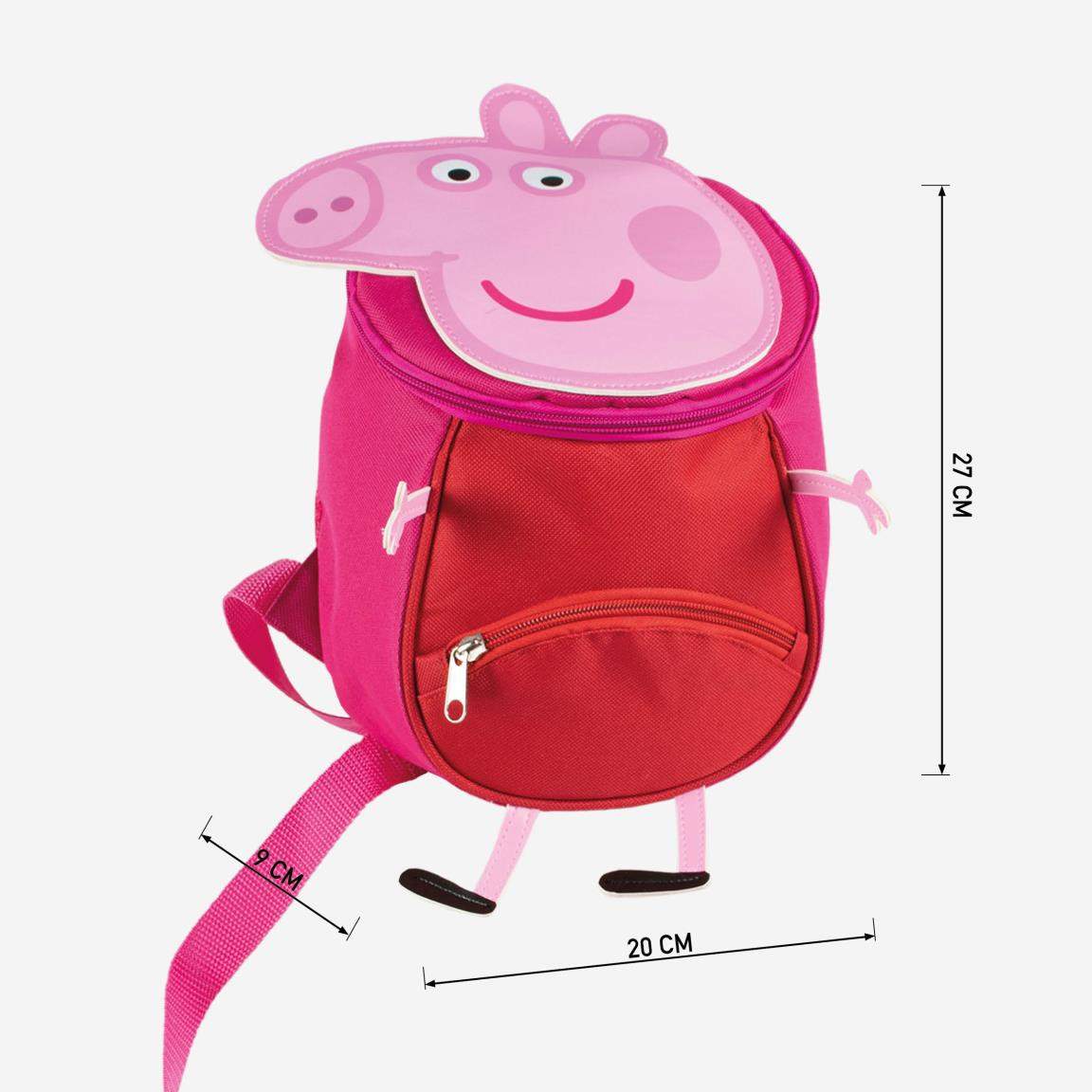 Rucsac Peppa Pig cu ham, 20x27x9 cm - 1 | YEO