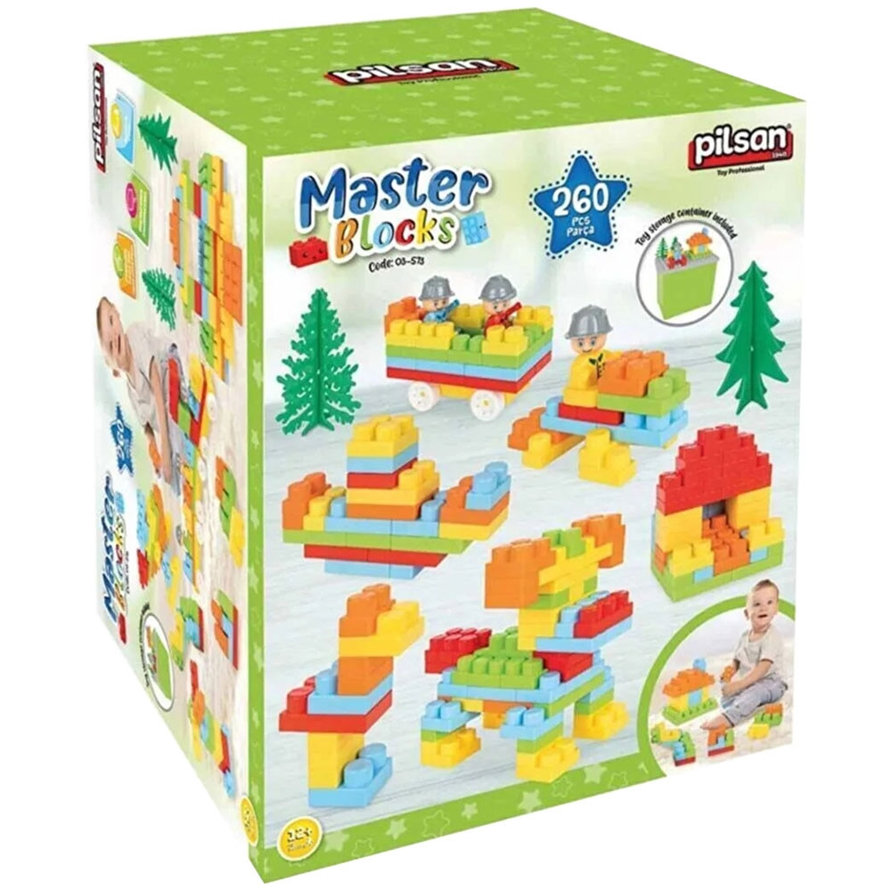 Set constructie Pilsan Master Blocks 260 piese