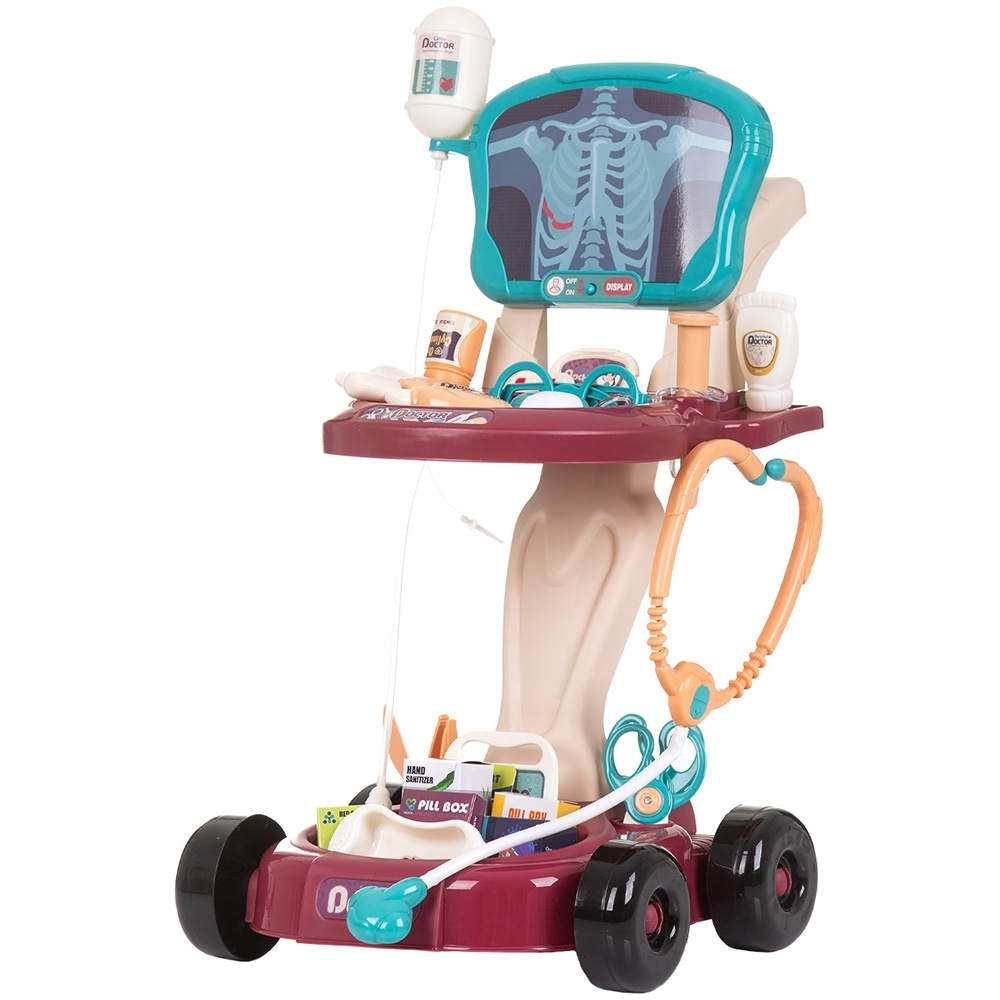 Set jucarie Chipolino Doctor cu lumini si 29 accesorii