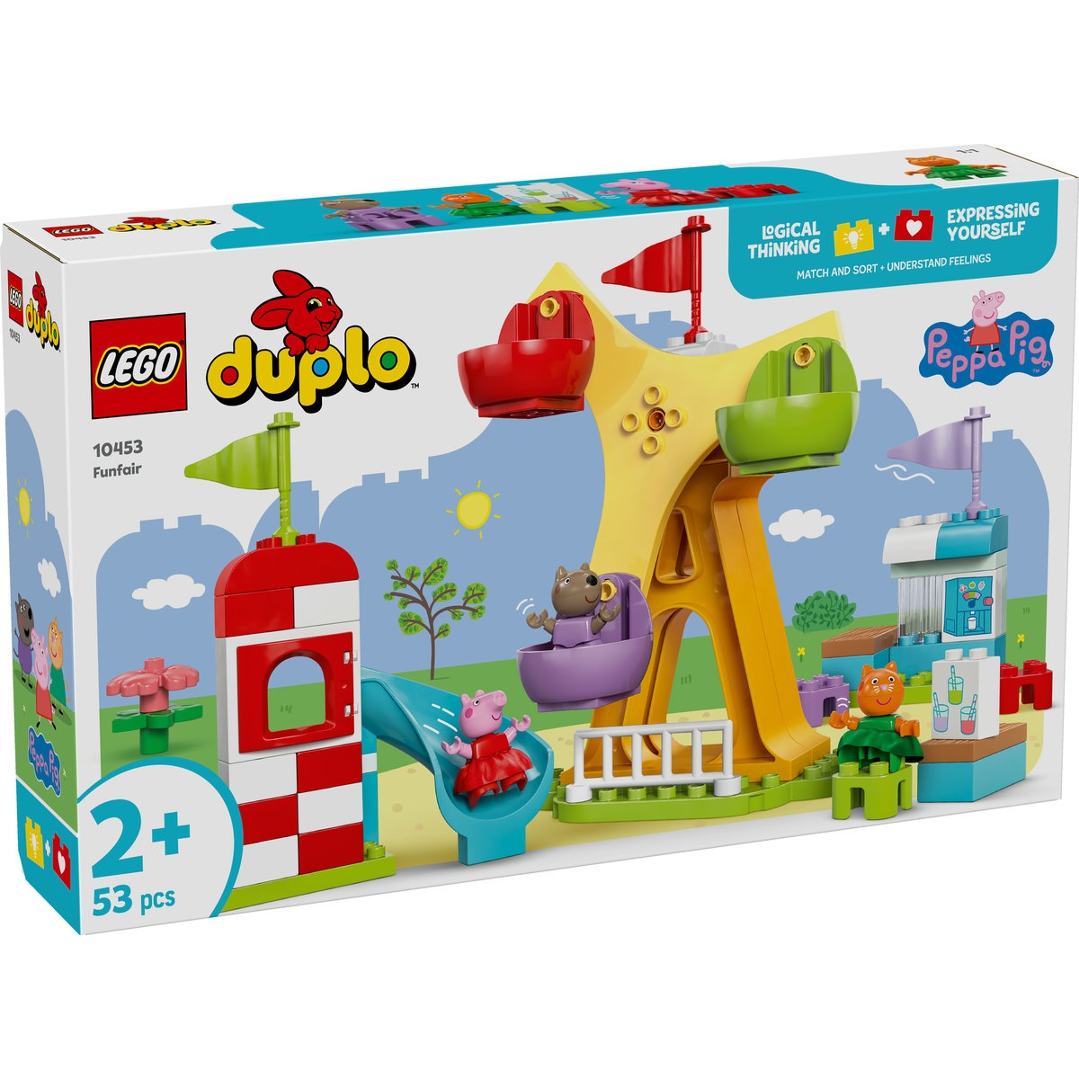 Set Jucarii LEGO DUPLO® - Targ de distractii (10453) - 2 | YEO