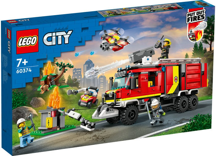 Set LEGO City - Camion de pompieri (60374) - 1 | YEO