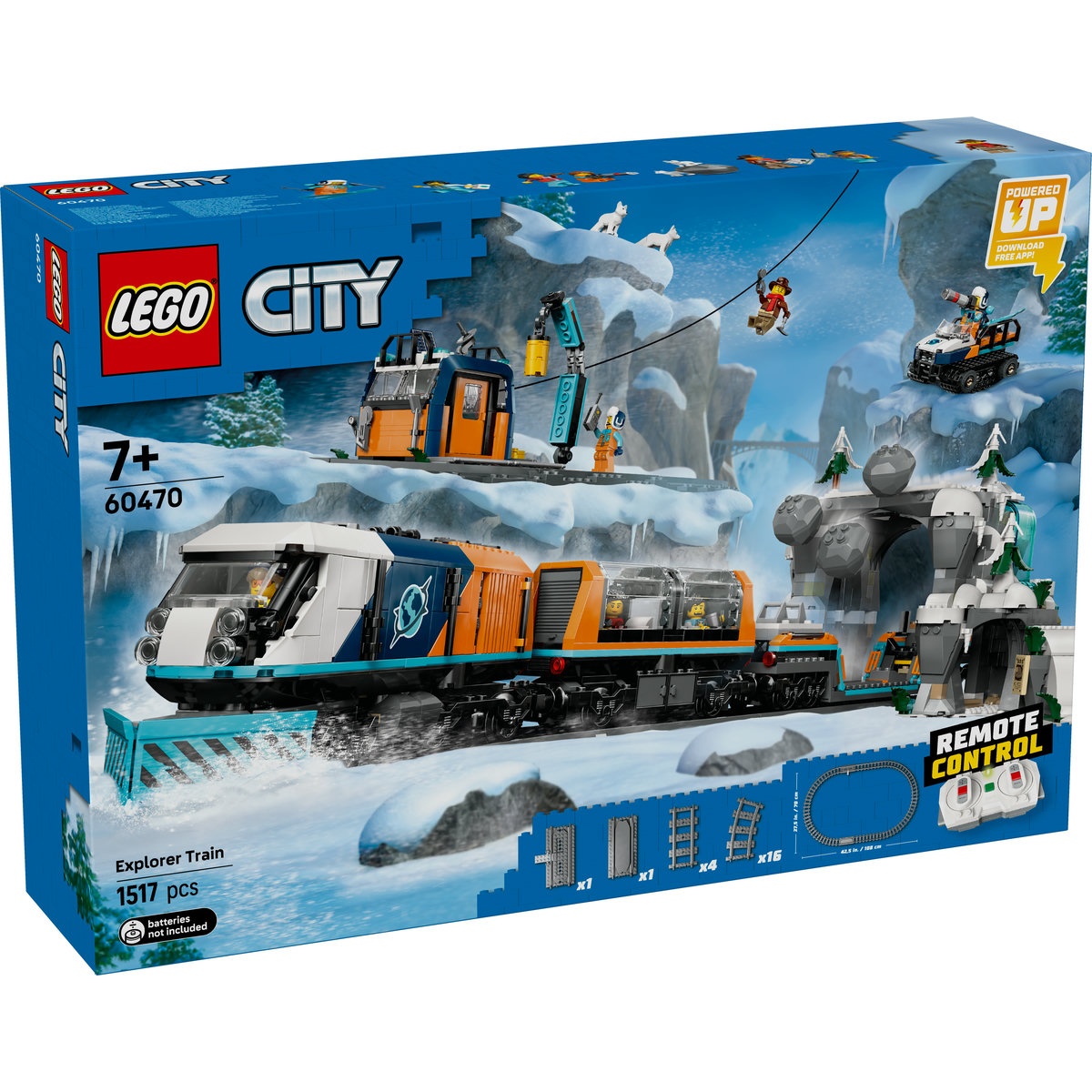 Set LEGO City - Trenul expres al exploratorilor spre Polul Arctic (60470) - 1 | YEO