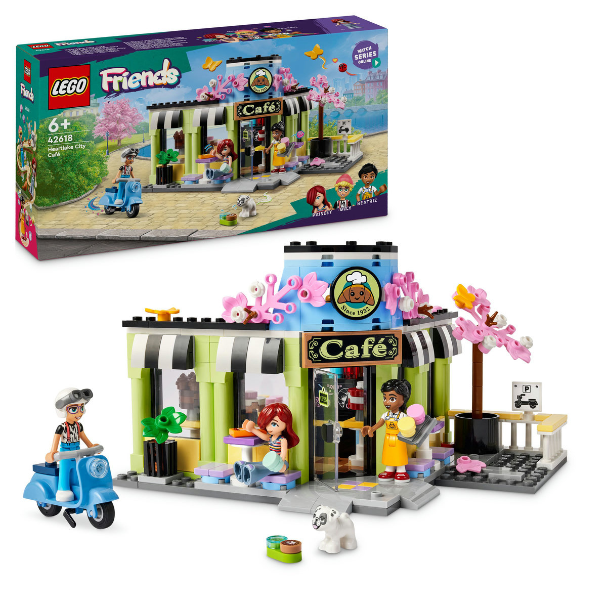 Set LEGO Friends - Cafenea din orasul Heartlake (42618)