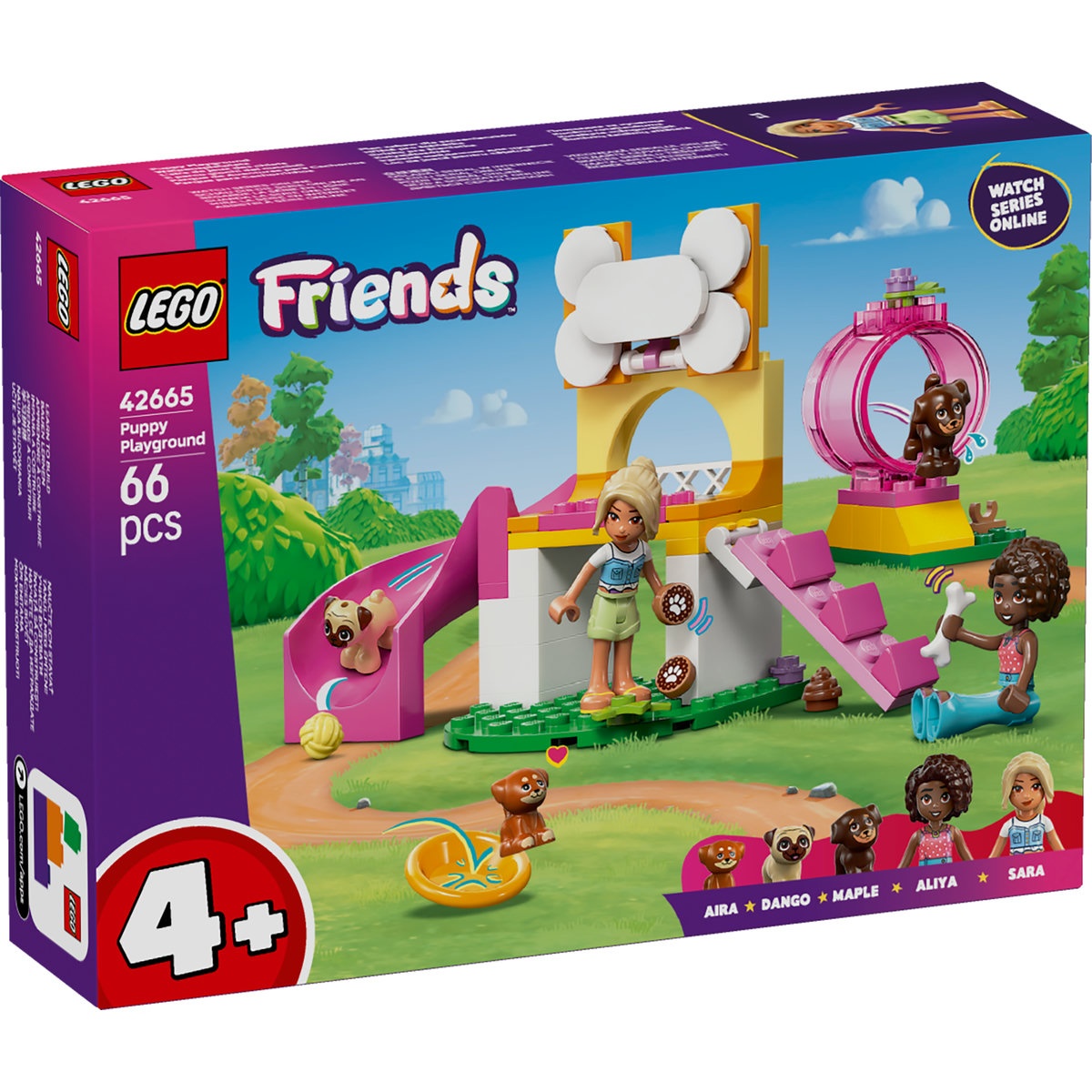 Set LEGO Friends - Loc de joacă pentru căţeluşi (42665) - 1 | YEO