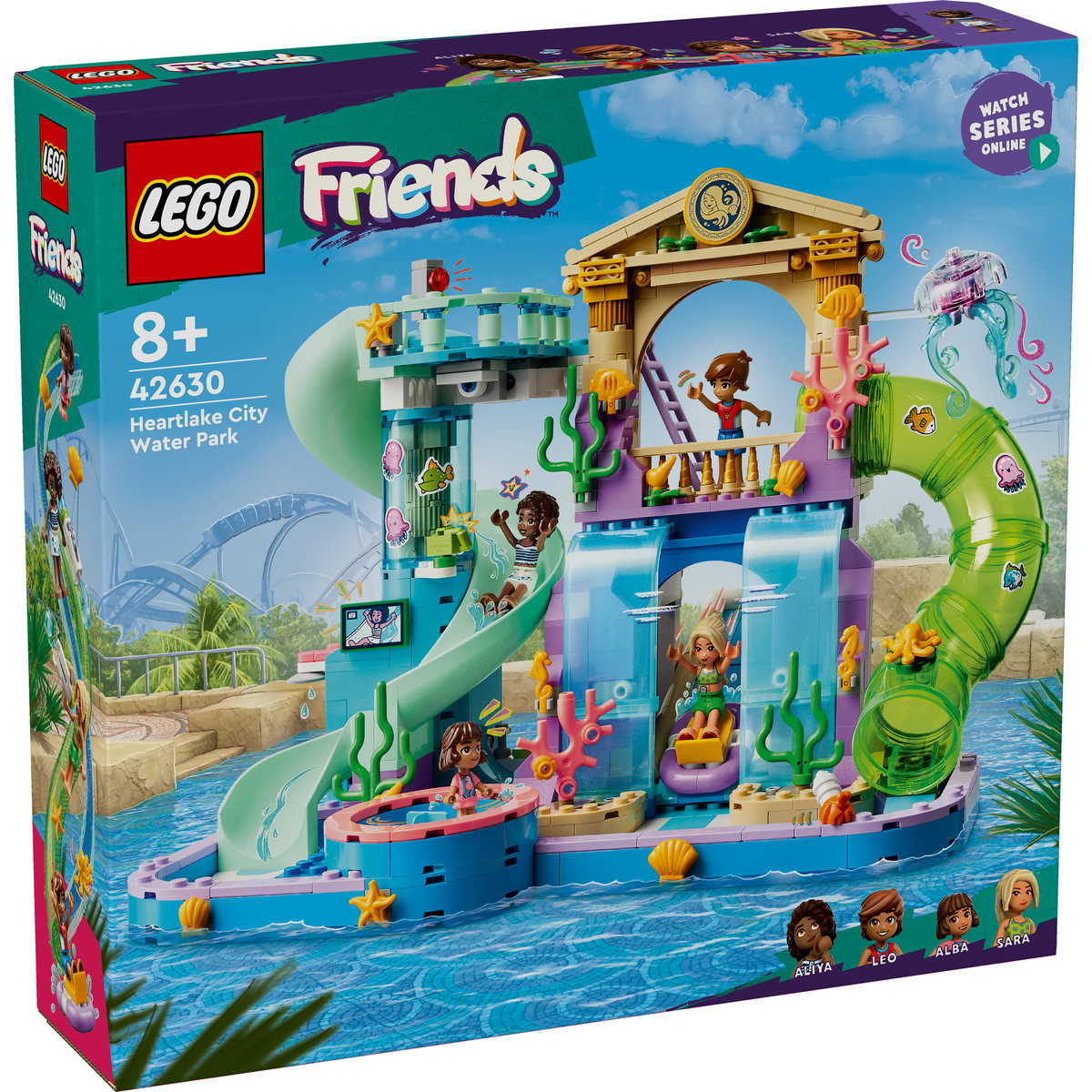 Set LEGO Friends - Parc acvatic din orasul Heartlake (42630) - 1 | YEO