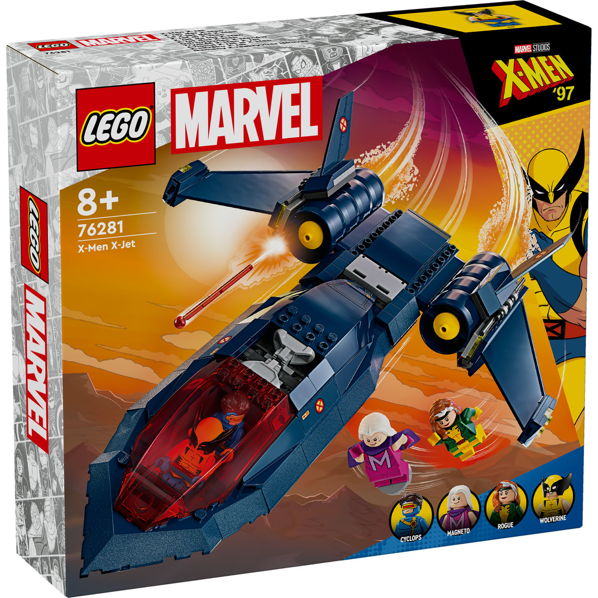 Set LEGO Marvel Super Heroes - Avionul X-Jet al X-Men (76281) - 1 | YEO