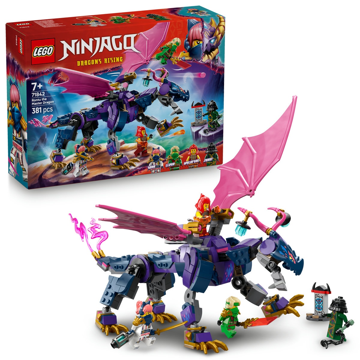 Set LEGO Ninjago - Marea dragoniță Rontu (71842)