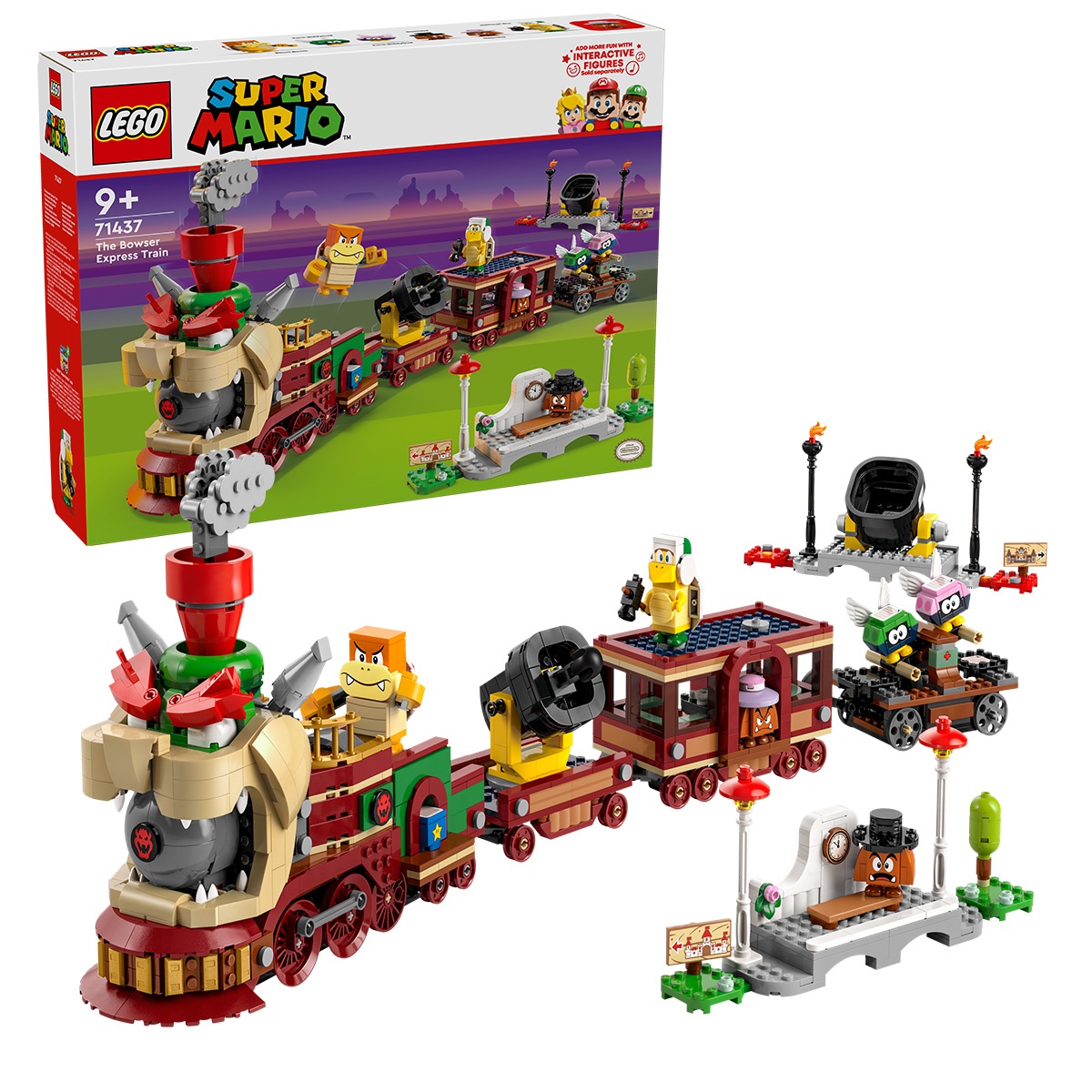 Set LEGO Super Mario - Expresul Bowser (71437)