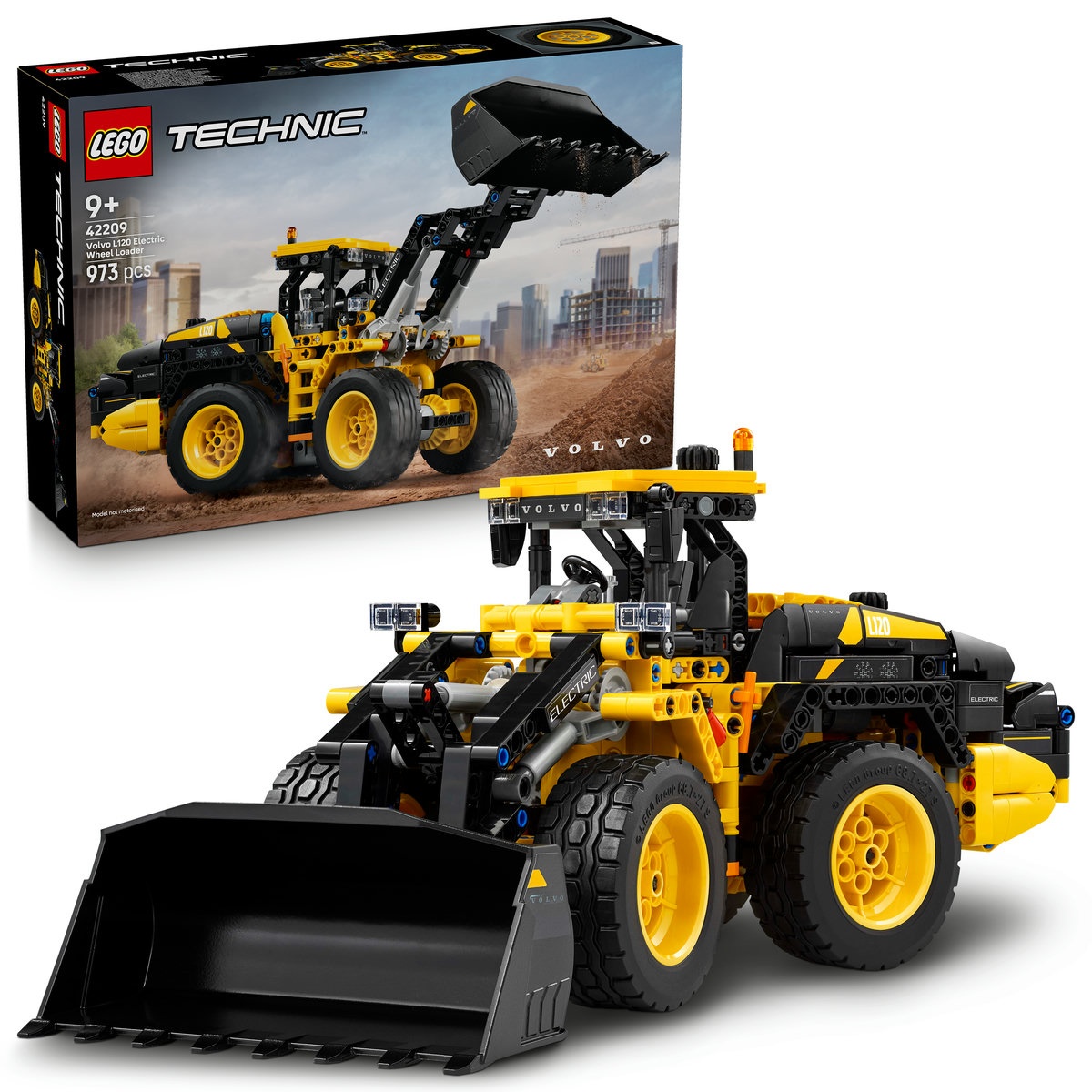Set LEGO Technic - Încărcător frontal Volvo L120 Electric (42209)