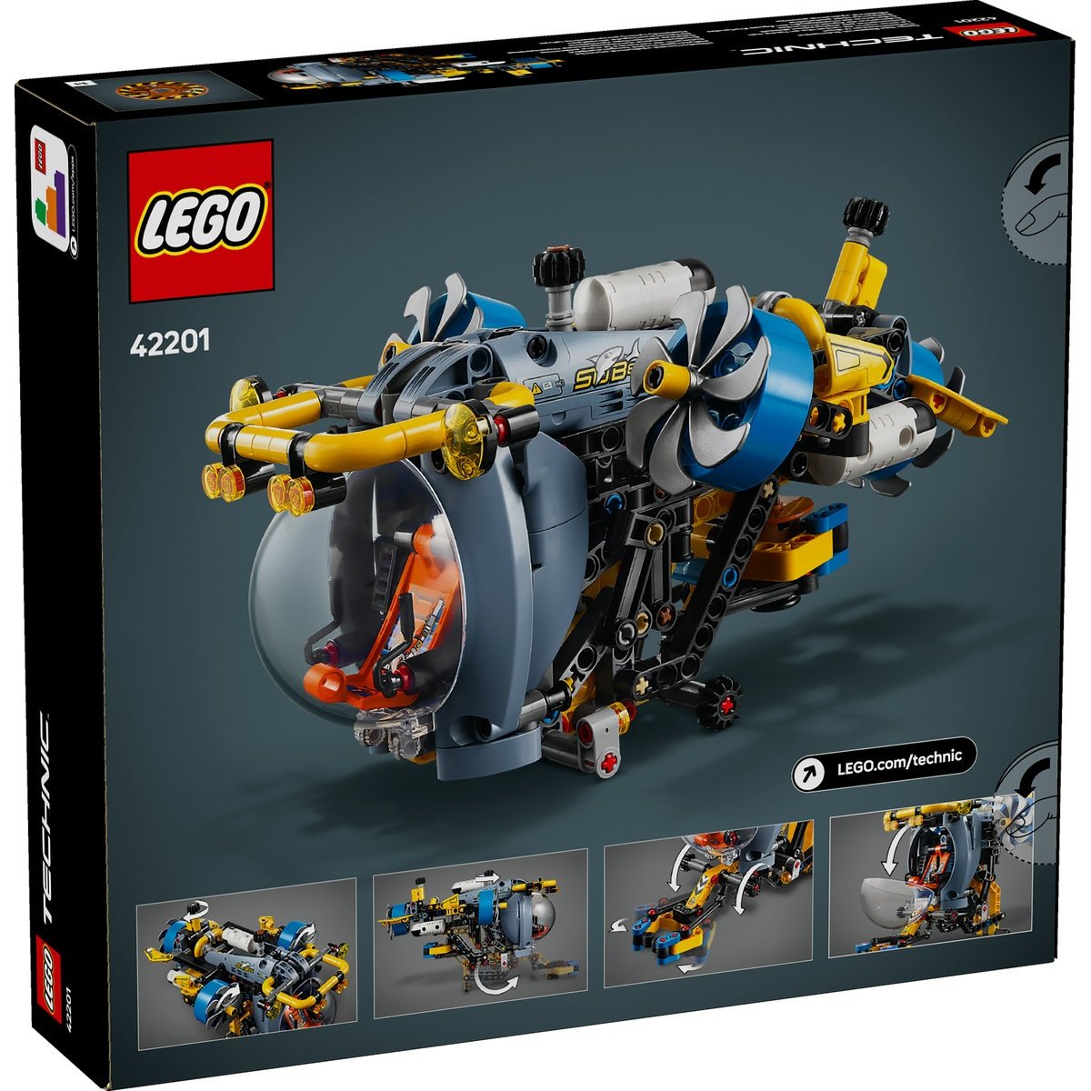 Set LEGO Technic - Submarin de cercetare (42201) - 3 | YEO