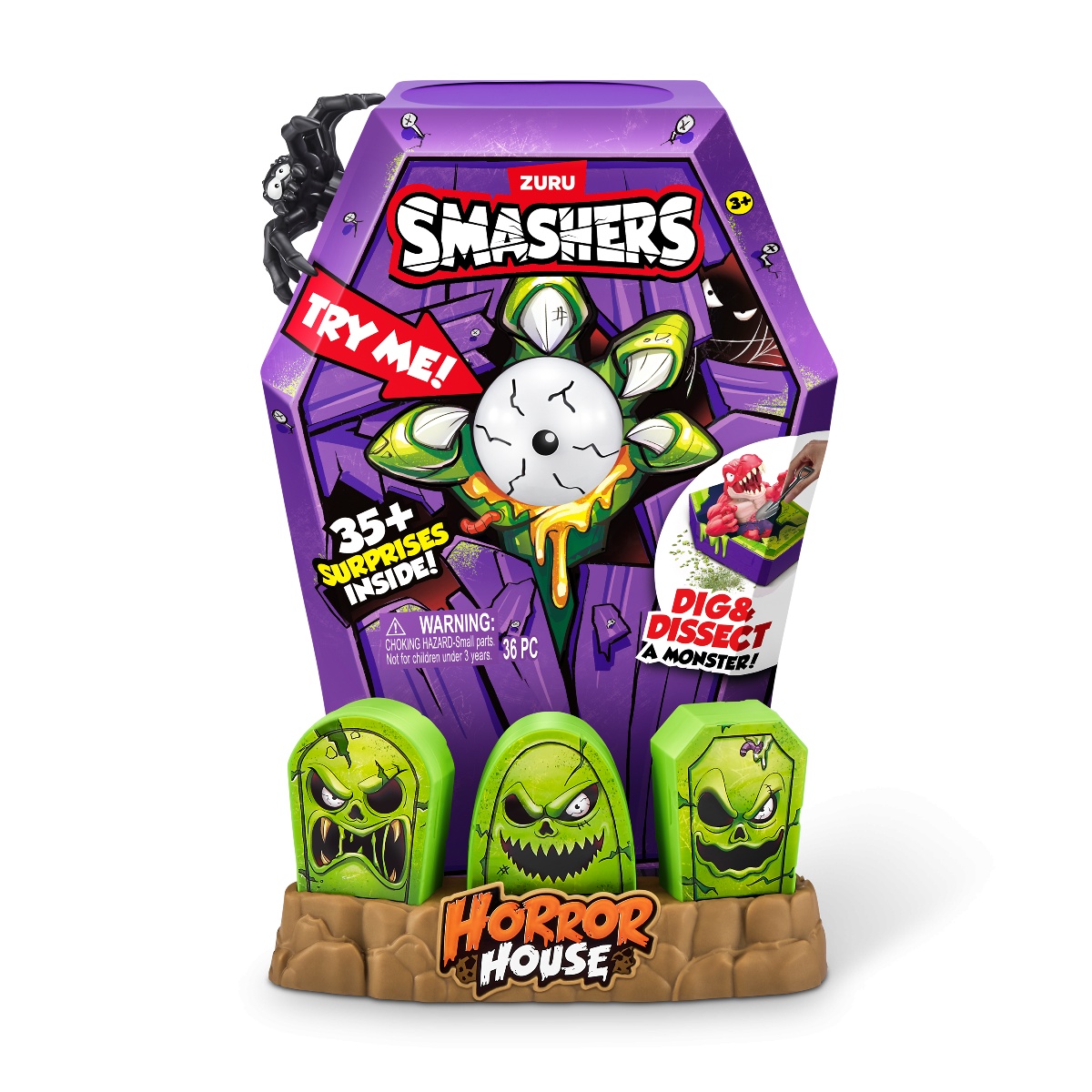 Smashers - Set cu peste 35 figurine si accesorii, Horror House Large