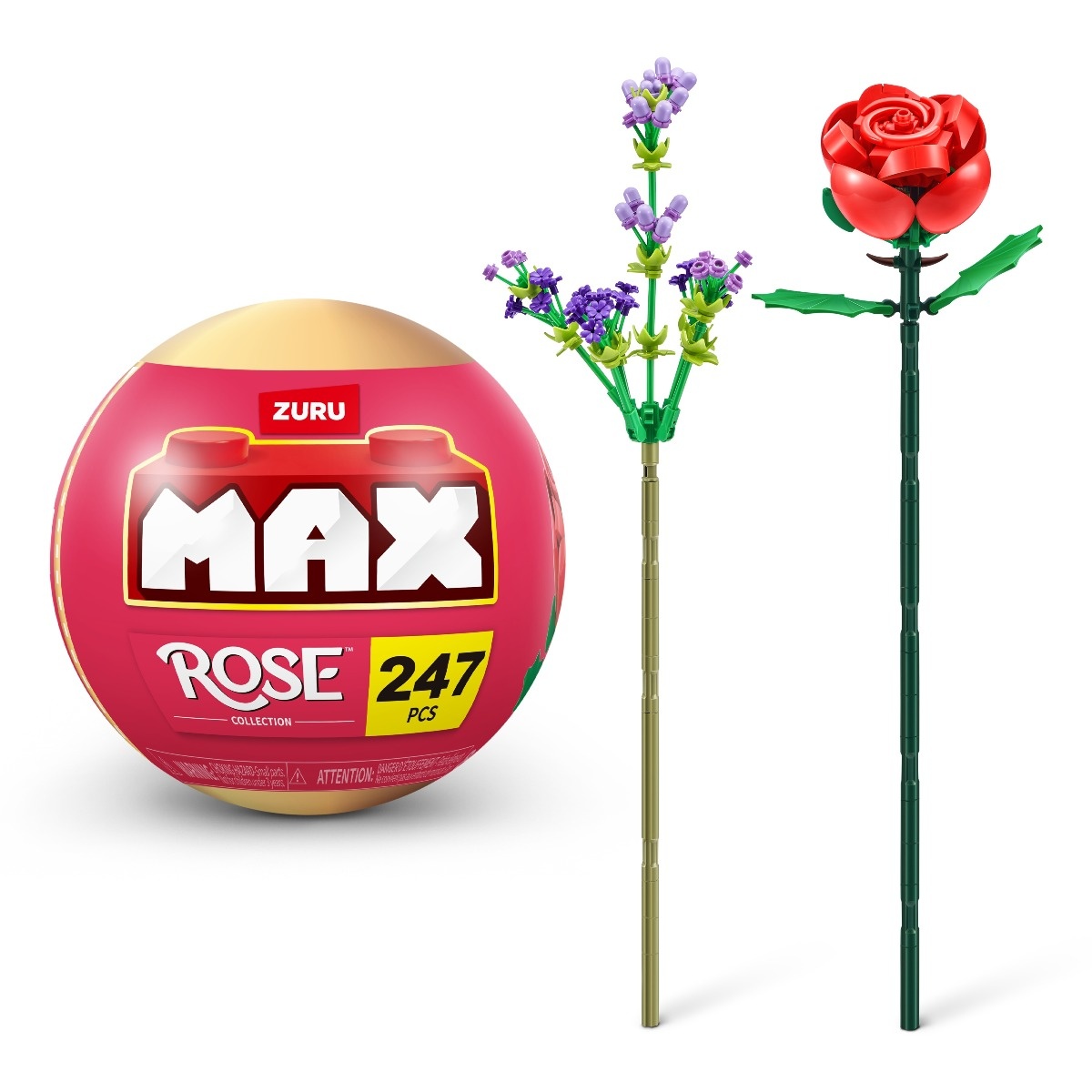 Zuru Max - Set de constructie, Colectie de trandafiri